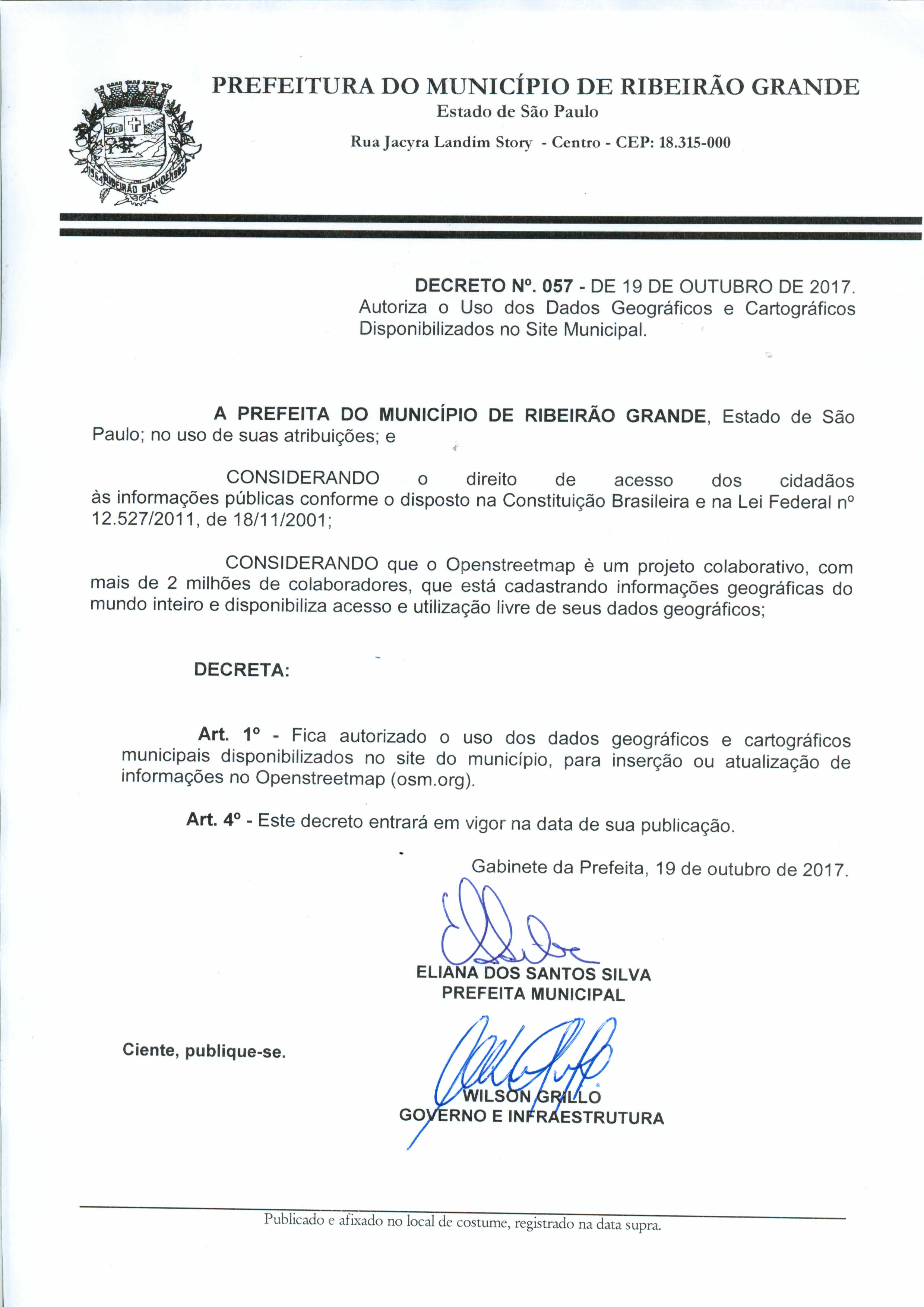 decreto municipal